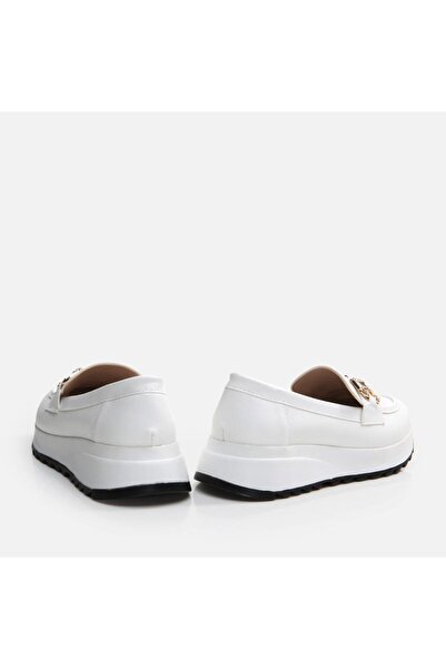 Yaya by Hotiç Yaya White Women's Loafer