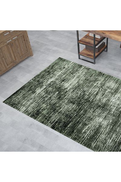Homelux Velveto Rug, Rectangular, 152X230 Cm, Abstract, Green, Polyester, Cotton, Jute