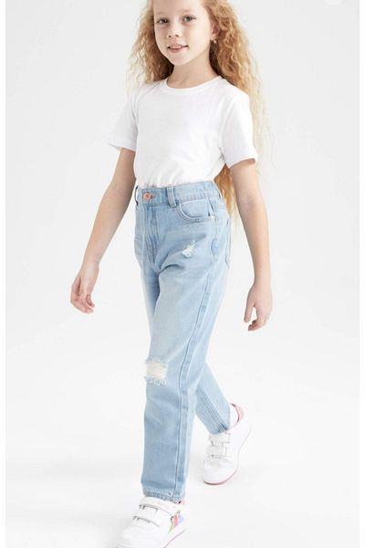 DeFacto Pantaloni de jeans cu picioare standard pentru fete