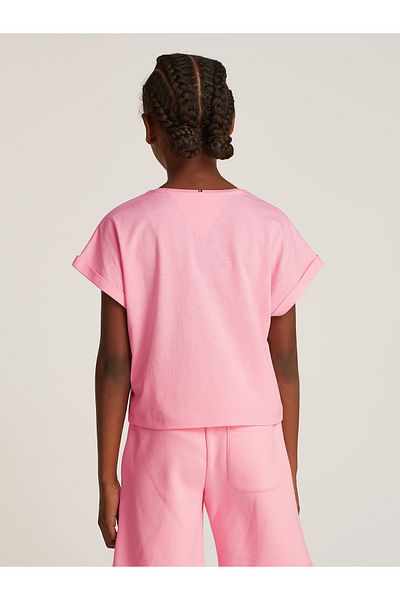 Tommy Hilfiger Girls Pink T-Shirts