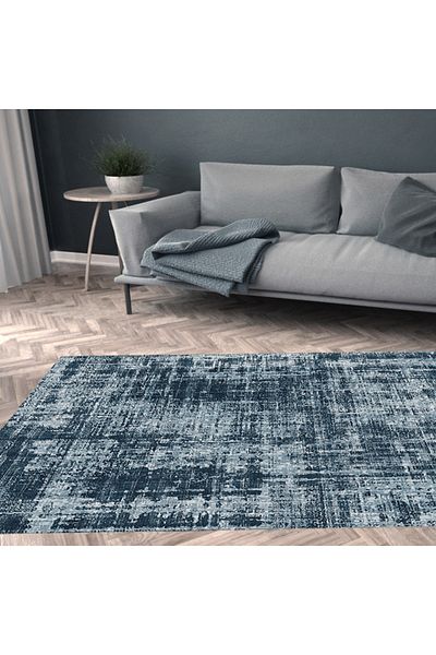 Homelux Ryo Rug, Rectangular, 152X230 Cm, Abstract, Petrol, Polyester