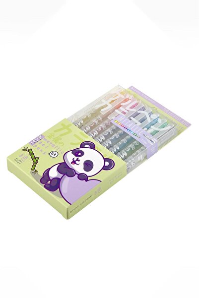 Bruno Visconti Jel Kalem Seti Metalik Kawai Hayvanlar 0.5 8 Renk