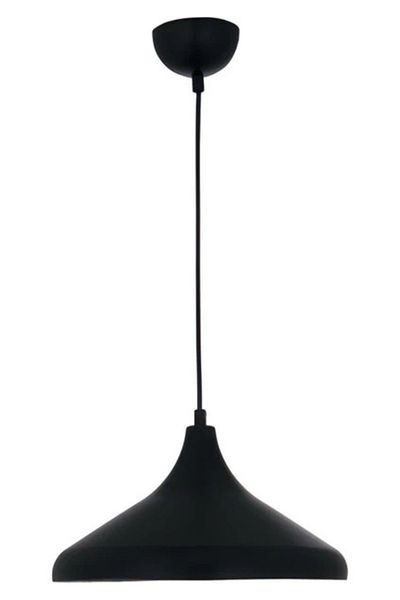 Ömür Avize Bora Black Finished Metal Single Chandelier