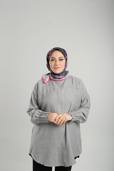 Giverny Ethnic Digital Printed Βαμβακερό Κασκόλ - Μοτίβο Σάρπι, Κομμένες ίνες 202203 _08