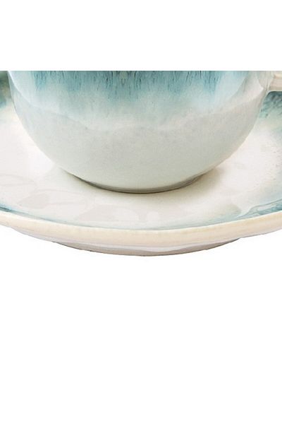 EasyLife Nuances Collection Porcelain Coffee Cup with Saucer 120ml