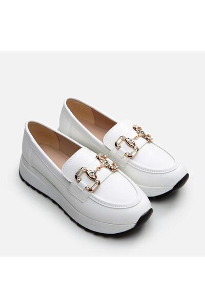Yaya by Hotiç Yaya White Women's Loafer