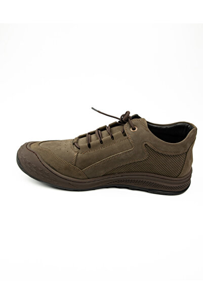 Nobel 4029 Haki Nubuk Deri Erkek Günlük Ayakkabı