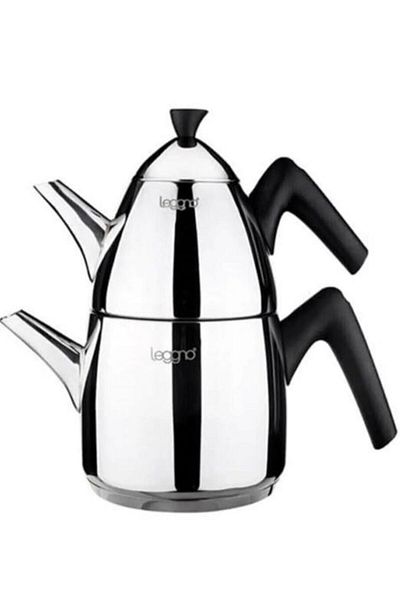 Leggno Le-joy1232cy01 Joy (S) طقم إبريق شاي تاتش أسود 0,75 لتر 1,5 لتر