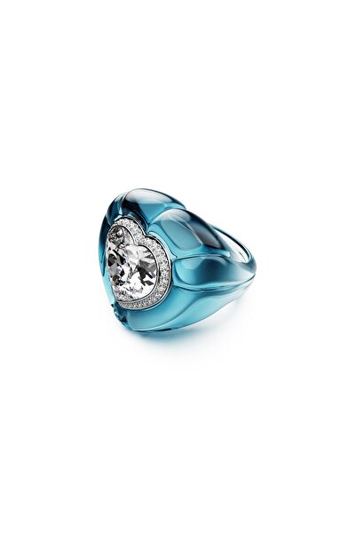 Swarovski 5709966 Swarovski Yüzük Dulcıs:Rıng Blu/Cry/Rhs 60