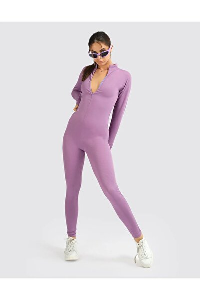 Bak Moda Καλσόν Basic Body Long Jumpsuit