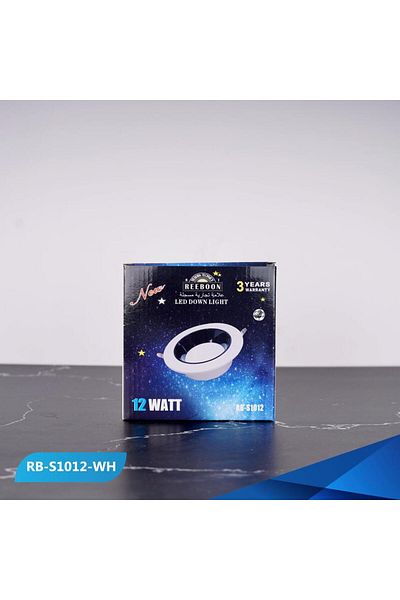 REEBOON Ribbon Anti-Glare Spotlight White Frame 12/10W White