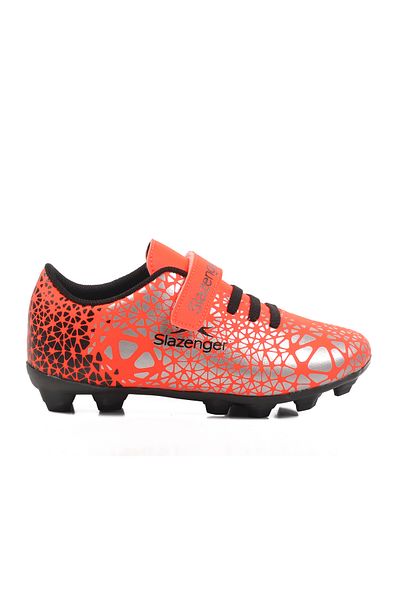 Slazenger Crystal F - Crampoane pentru copii portocalii cu velcro