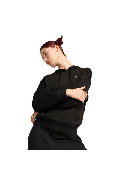 Puma Essentials Elevated pentru femei, negru, stil casual, Swea tricou 69090101