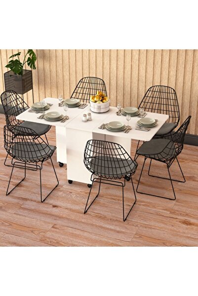 asratrend %100 MDFLAM Katlanır Mutfak Masası KM-12