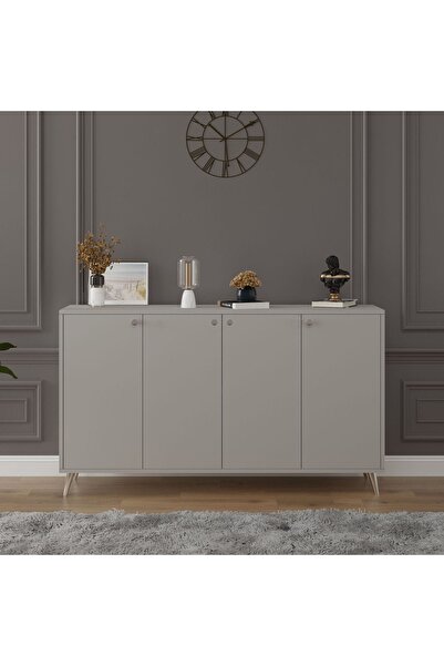 asratrend 4 Kapaklı Konsol-kül Gri