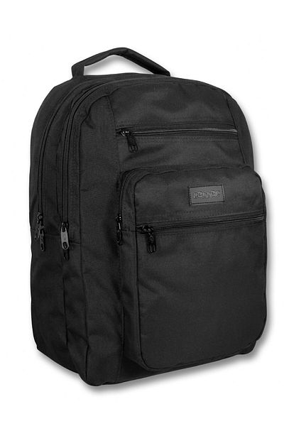 ÜMİT ÇANTA Cennec Four Compartment Black Backpack