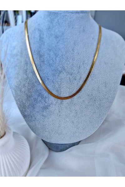 EZ accessories Italian chain steel necklace