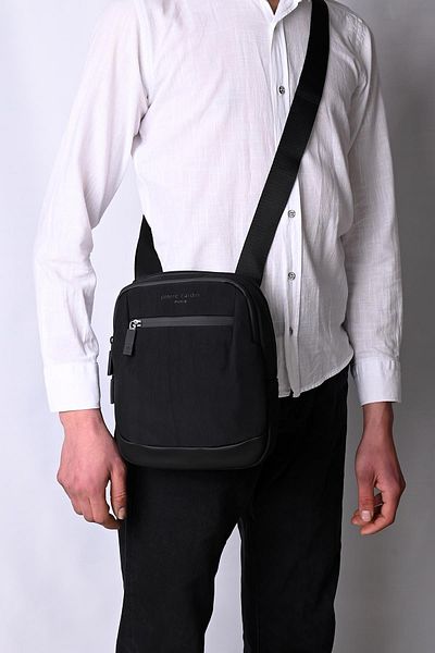 Pierre Cardin Black Long Strap Crossbody Bag - 01Pc00101S