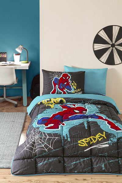 Özdilek Spiderman Street Μονό Παιδικό Σετ Σεντόνια με άδεια Disney