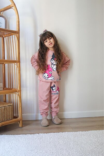 Holly Kids Kız Çocuk Baskılı İkili Takım