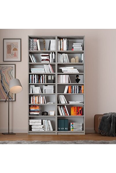 asratrend Asra Trend MDF Retro Taş Kitaplık – Ayarlanabilir Raflar, Ev & Ofis...