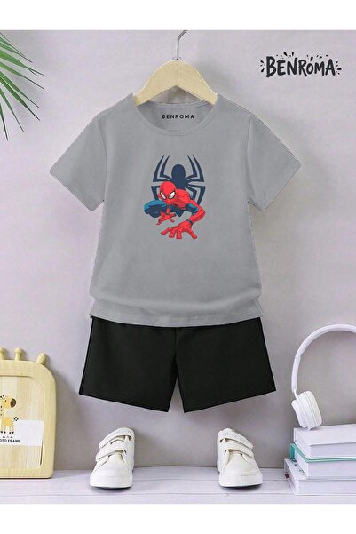 BENROMA Unisex Kids Shorts Set - Character Printed