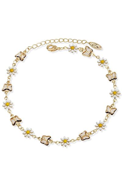 Klips Concept Xuping Butterfly and Flower Patterned Anklet