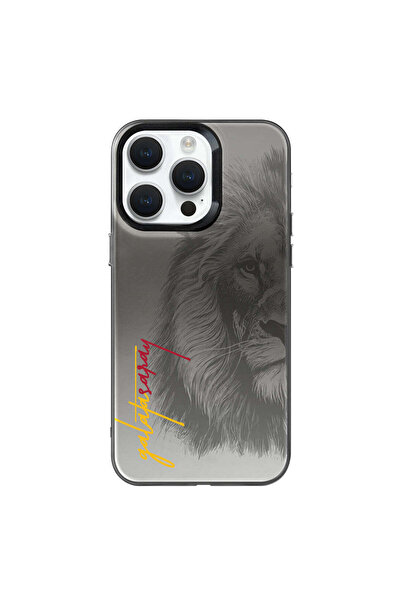 Galatasaray iPhone 15 Pro Max Uyumlu  Galatasaray Premium Aslan Telefon Kılıfı