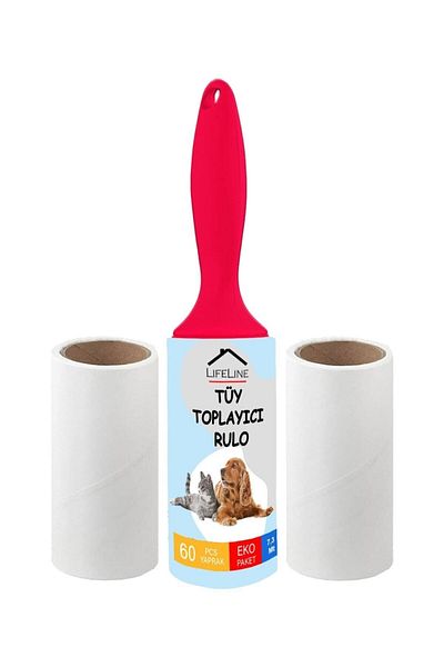 Life Line 2 Pcs Cat and Dog Lint Collector Roll - Replacement Lint Collector Roll