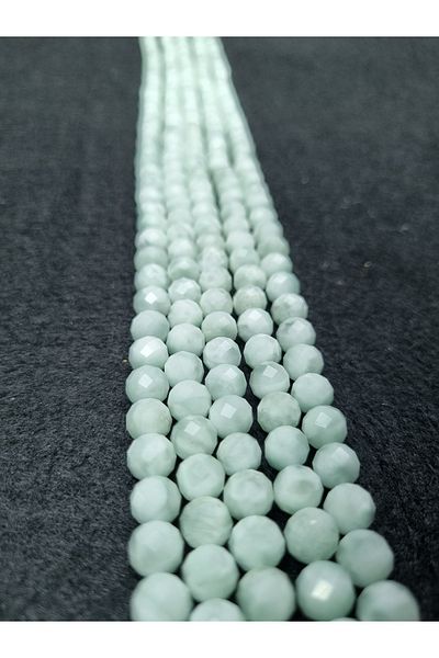 Yüksel Boncuk Σειρά από φυσική πέτρα 8 mm Amazonite Stone Faceted Cut