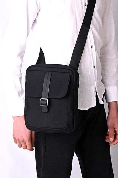 Pierre Cardin Black Long Strap Crossbody Bag - 01Pc00102S