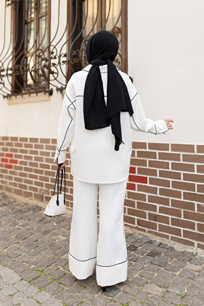 LOCCO Жіночий двокомпонентний комплект з білими смужками