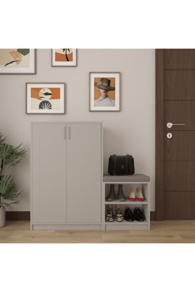 asratrend Kül Gri Ayakkabılık A-23