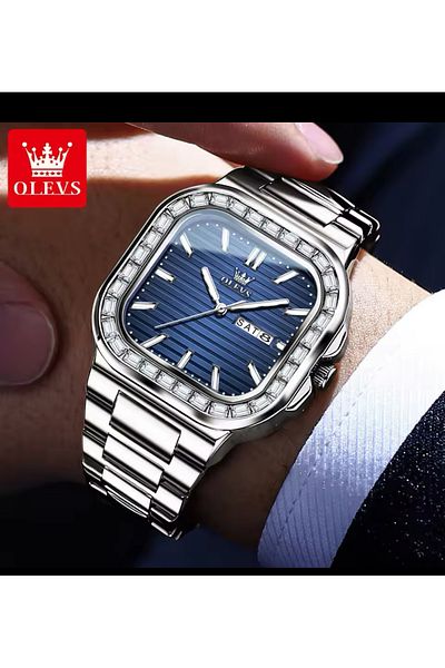 OLEVS Nautilus Calendary Model Luxury Men's Wristwatch