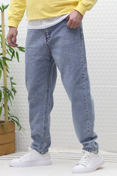 WAFRA Erkek Yıkamalı Boyfirend Kot Pantolon