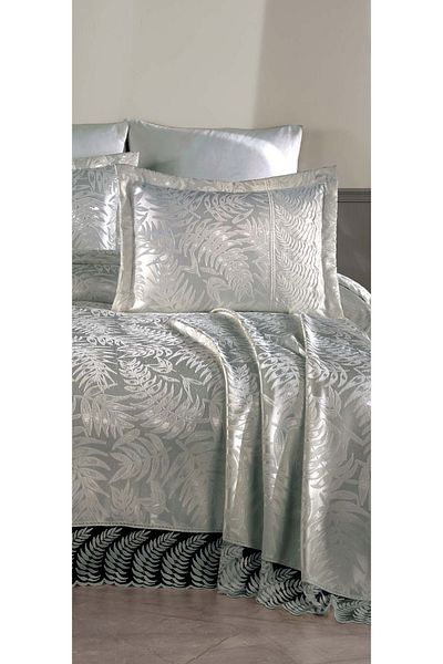 diabella Palm 3 Piece French Lace Chenille Lux Pique Set