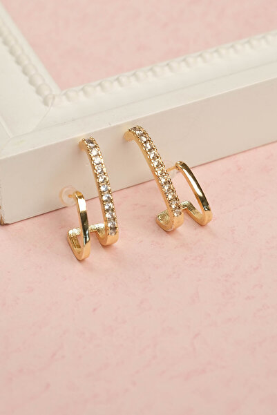 Jack Ferrero ÇELİK RENK ATMAZ GARANTLİ FATURALI KÜPE