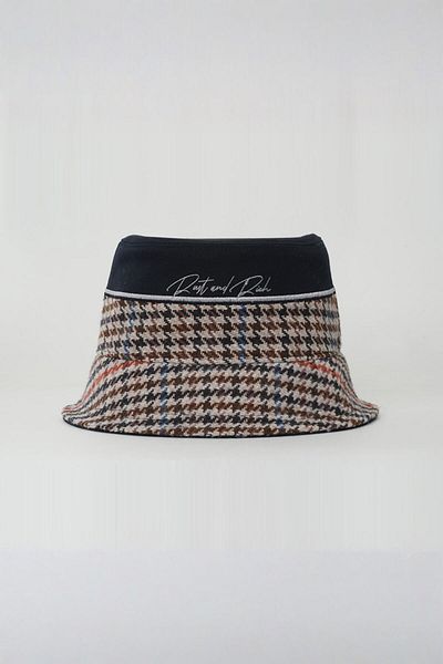 Rust&Rich قبعة نسائية باللون الأزرق الداكن للرجال - مجموعة مميزة من Royalties Bucket