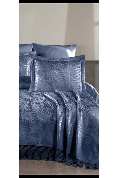 diabella Palm 3 Piece French Lace Chenille Lux Pique Set