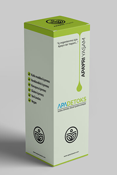 Apayrı Yaşam İç Organların Detoksuna Yönelik Bio Kür Seti %100 Bitkisel Apade...