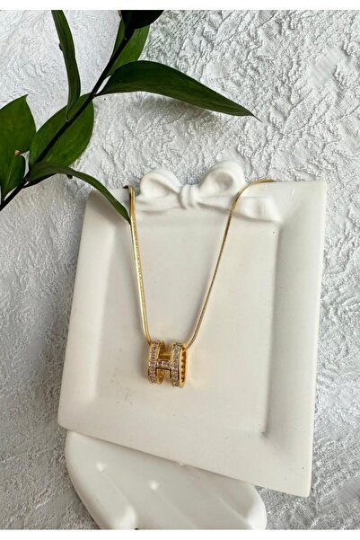 YSX JEWELRY Çelik Özel Seri Harf Kolye (H)