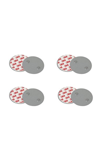 Hdg 4 Adet Mıknatıslı Ve Yapışkanlı Duman Dedektörü Için Gaz Alarm Dedektörü Montaj Aparatı - 4 Cm