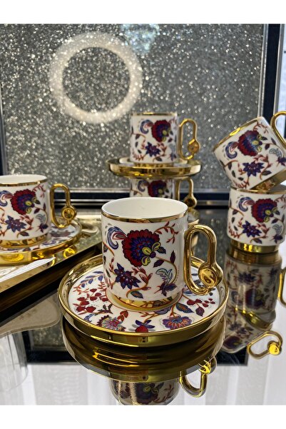 Kosova Porselen 6 Kişilik 12 Parça Fincan Takımı