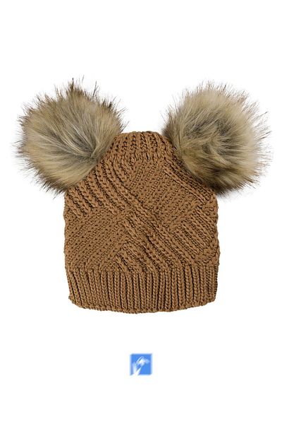 Kardelen Butik Denizli Winter, Autumn New Double Pompom Quality Beret