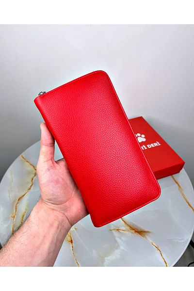 patideri Leather Women's Wallet with Plenty of Card Compartments and Paper Money Compartments