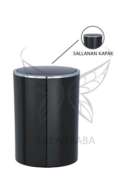 Saban Negru, Coș de gunoi 2 litri - Model Inca