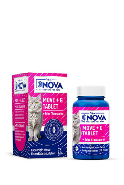Nova Premium Move +G Glucosamine 75 Tablet Kedi Vitamini