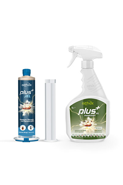 Oithox Plus Hamam Böceği ve Karınca Jeli 35 gr + Oithox Plus UL 1 lt Haşere İlacı