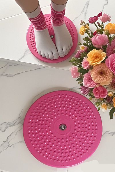 Jet Economical Pilates Set Containing 9 Pieces Home & Salon Type Set Plates Ball 3-Piece Resistance Tire Twister Disk