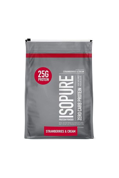 Nature's Best بروتين Isopure Zero Carb، بنكهة كريمة الفراولة، 7.5 لتر
